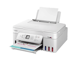 Canon Pixma All-in-one Inktank Colour Printer With Atomix Grab Speaker | White | G3780