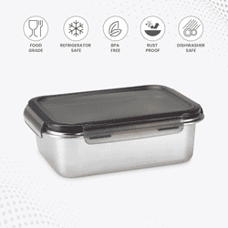 Milton Modulo Steel Rectangular Container 2300 | Silver
