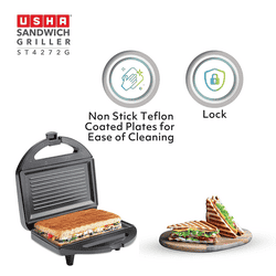 Usha Sandwich Maker | 750W | Black | ST4272 G