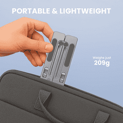 Salpido Laptop Stand | Foldable Design | Silver | SL-222