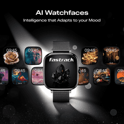 Fastrack Noir Rizz Smart Watch | Free Size | Black