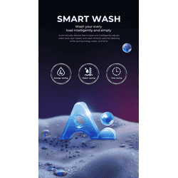 Haier Front Load Washing Machine | 12 Kg | 5 Star | Black | HWD120-DM14F17BKU1