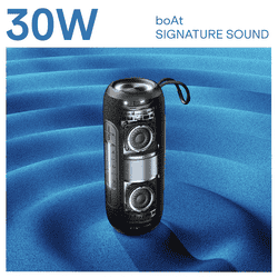 boAt Stone Rush Portable Bluetooth Speaker | 30 W | Infinite Black