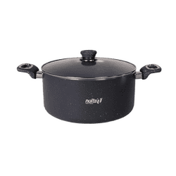 Nolta Aluminium Granite Biriyani Pot | 24CM | Multicolour