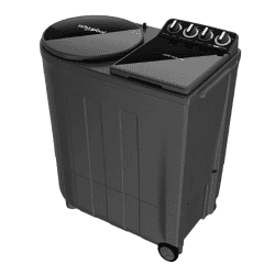 Whirlpool Semi Automatic Top Loading Ace Turbo Dry Xtraa Washing Machine | 5 Star | 8.5 Kg | Grey Dazzle