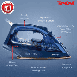 Tefal Maestro Plus Steam Iron Box | 2200 W | Blue