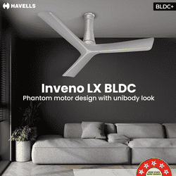 Havells Inveno LX BLDC Ceiling Fan | 1200 mm | Satin Mist