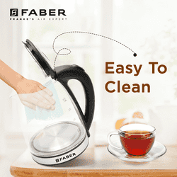 Faber FWK Electric Glass Kettle | 1.8 L | Black