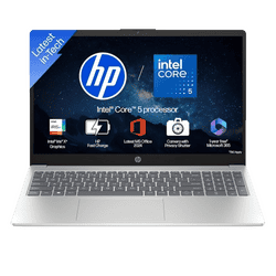 HP 15 Laptop | Intel Core 5 120U | 8GB | 512GB | Silver | 15-FD1444TU
