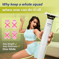 Philips One Blade Trimmer for women | White | QP1924/20