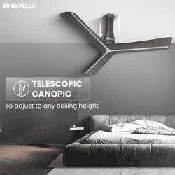 Havells Inveno LX BLDC Ceiling Fan | 1200 mm | Satin Brown