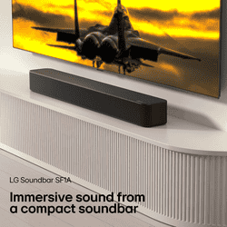 LG SF1A Compact Size Soundbar | 2.0 Channel | 40W | Black