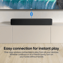 LG SF1A Compact Size Soundbar | 2.0 Channel | 40W | Black