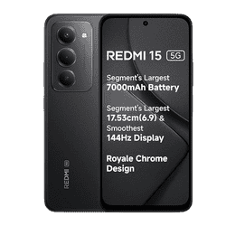 Redmi 15 5G | 8GB | 256GB | Midnight Black | NM1