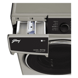 Godrej Fully Automatic Front Load Washing Machine | 5 Star | 9 Kg | Metallic Black | WFEON RGL 9014 5.0 IDCRM MTBK