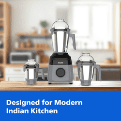 Philips Mixer Grinder | 750 W | 3 Jars | Grey | HR7000/00