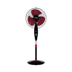 Crompton Torpedo HS Pedestal Fan | 400mm | Black & Red