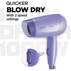 Havells Hair Dryer | 1000W | Lilac | HD1855