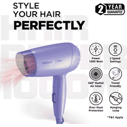 Havells Hair Dryer | 1000W | Lilac | HD1855