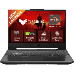ASUS TUF Gaming A15 Laptop |  AMD Ryzen 7 170 | 16GB | 512GB | Graphite Black | FA506NCQ-IN080W