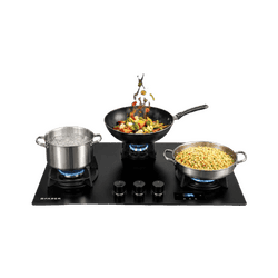 Faber Innova Hob | 3 Burner | Black | INNOVA 753 BR AI FFD