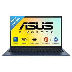 Asus Vivobook 15 Thin & Light Laptop | Intel Core 3 100U | 8GB | 512GB | Quiet Blue | X1504VAP-IN006WS