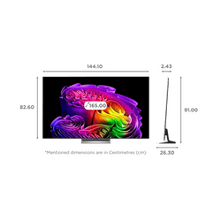 LG evo AI OLED 4K Ultra HD Smart TV | 165 Cm ( 65 Inch ) | 2026 Model | Black | OLED65G6PLA