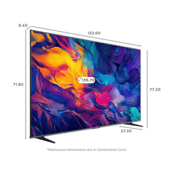 Haier Mini LED AI Smart Google TV | 139 Cm ( 55 Inch ) | Black | 55M70UHMINI