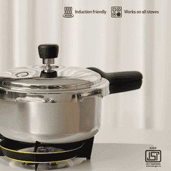 Meyer Stainless Steel Induction Pressure Cooker | 2 L