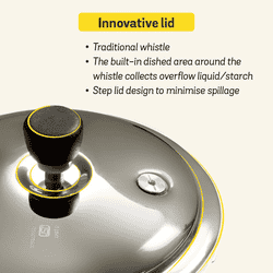Meyer Stainless Steel Induction Pressure Cooker | 2 L