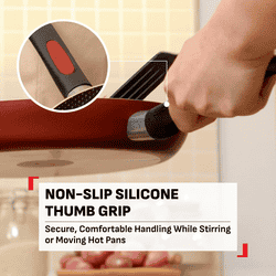 Tefal Simply Chef Fry Pan | Easy Cooking and Cleaning | 28 cm | Rio Red