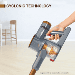 Eureka Forbes Kordfree K20 SuperSilent Cordless Vacuum Cleaner | Golden and Grey
