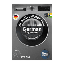 Bosch Fully Automatic Front Load Washing Machine | 10 kg | 5 Star | Cast Iron Grey | 2026 model | WGA254IRIN