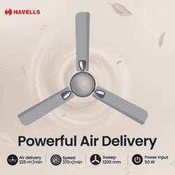 Havells Exter Neo Ceiling Fan | 1200 mm | Grey