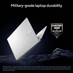 ASUS Vivobook 14 Thin and Light Laptop | Intel Core i3 | 8 GB | 512 GB | Cool Silver | X1404VA-EB1924WS