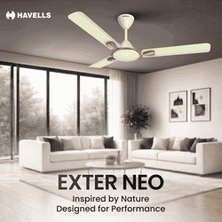 Havells Exter Neo Ceiling Fan | 1200 mm | Bianco
