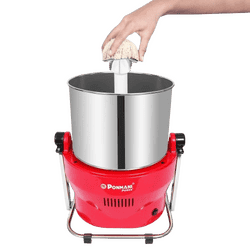 Ponmani Power Plus Stand Wet Grinder | 3 L | 225 W | Red