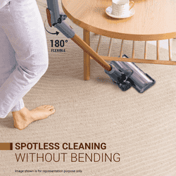 Eureka Forbes Kordfree K20 SuperSilent Cordless Vacuum Cleaner | Golden and Grey