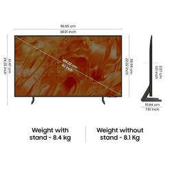 Samsung Neo QLED 4K Samsung Vision AI Smart TV | 109 Cm ( 43 Inch ) | Black | QA43QN70HAULXL