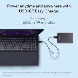ASUS Vivobook 16 Thin and Light Laptop | Intel Core Ultra 5 225H | 16 GB | 512 GB | Windows 11 Home | Quiet Blue | X1607CA-MB349WS