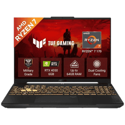 ASUS TUF A16 Gaming Laptop | AMD Ryzen 7 170 | 8GB | 512GB | Mecha Gray | FA607NUQ-RL208W