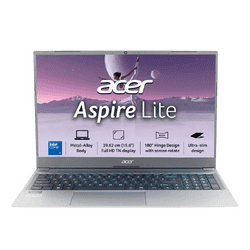 Acer Aspire Lite Intel Core 3 Thin and Light Laptop | 8 GB | 256 GB | Windows 11 Home | Grey | UN.34ESI.02X