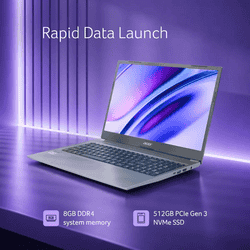 Acer Aspire Lite Thin and light laptop | Intel Core i3 | 8 GB | 512 GB | Windows 11 Home | Steel Gray | UN.34ESI.02T