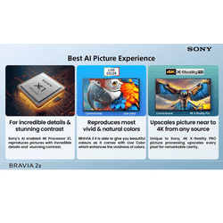 Sony BRAVIA 2  4K UHD SMART GOOGLE SONY LED TV |  108 cm (43 inch) | K-43S22GM2