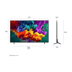 LG QNED evo AI 4K Ultra HD MiniLED Smart TV | 189 Cm ( 75 Inch ) | 2026 Model | 75QNED85BLA