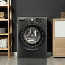 Whirlpool Front Load Washing Machine | 7 Kg | 5 Star | Grey | XS7012BWME