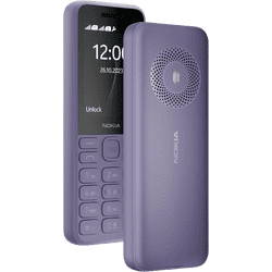Nokia 130 Music Dual Sim with Music Player | Dedicated Music Buttons | Purple | NM