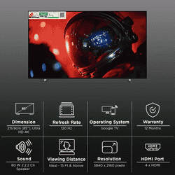 Sony Bravia 9II 4K Ultra HD LED Smart Google TV | 215.9 Cm ( 85 Inch ) | 2026 Model | Black | K-85XR90M2