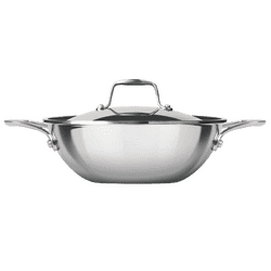 Milton Pro Cook Triply Kadai with Lid | Stainless Steel | 24 Cm