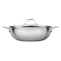 Milton Pro Cook Triply Kadai with Lid | Stainless Steel | 28 Cm
